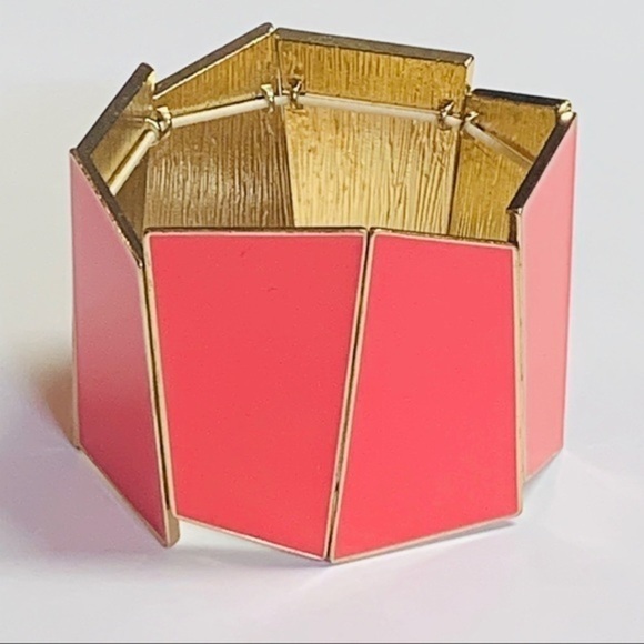💐5/25 hot pink wide chunky geometric stretch - Picture 1 of 8